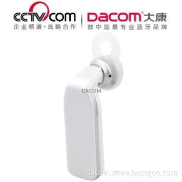 White bluetooth earphone with A2DP